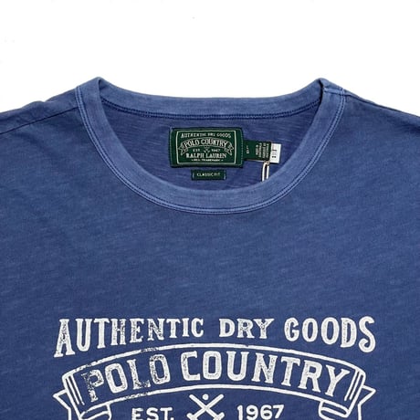 POLO COUNTRY RALPHLAUREN　"LOGO PRINTED" S/S TEE