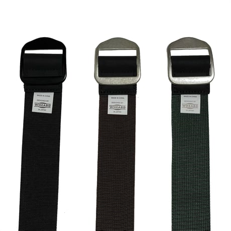 WHEARD　WEB BELT (3COLOR)