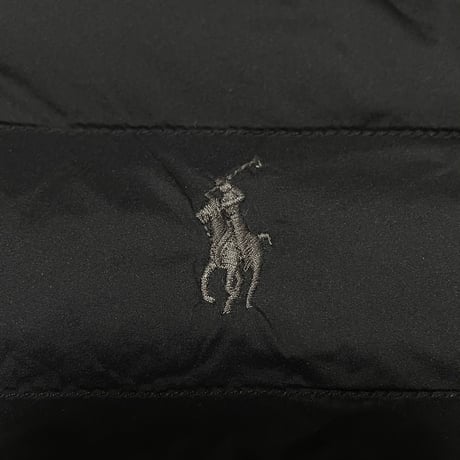 POLO RALPHLAUREN　QUILTED SHELL DOWN JACKET (BLACK)