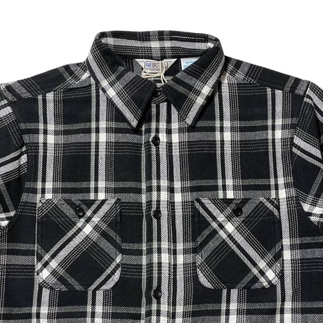 FIVE BROTHER　WORK SHIRTS (BLACK CHECK)