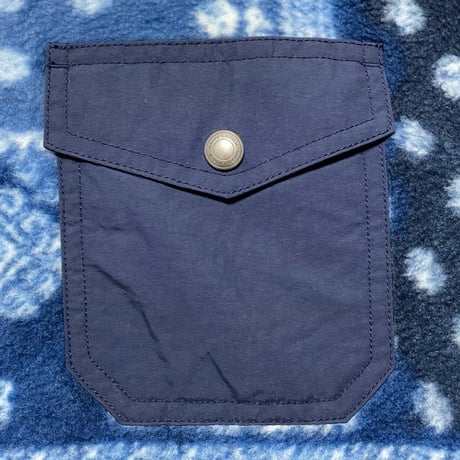 POLO RALPHLAUREN　"PATCH WORK PRINTED" FLEECE JACKET