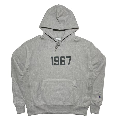 US🇺🇸限定Champion "1967 INK BLACK" 12oz REVERSE WEAVE HOODIE