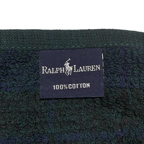 RALPHLAUREN　"BLACK WATCH" BATH TOWEL