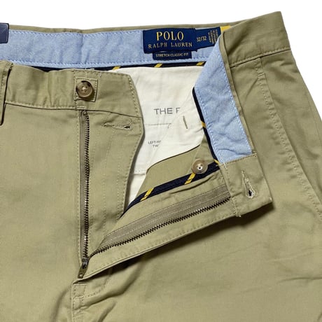 POLO RALPHLAUREN　"STRETCH CLASSIC FIT" THE POLO CHINO PANTS