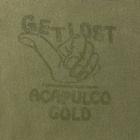 ACAPULCO GOLD　GET LOST CREW SWEATSHIRT (WASHED FOREST)