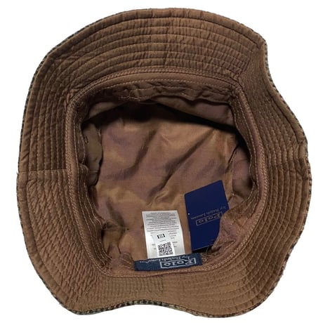 POLO RALPHLAUREN　"PATCH WORK" WOOL BUCKET HAT