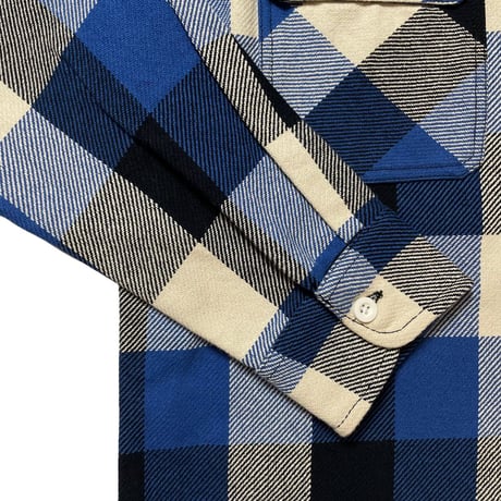 FIVE BROTHER　WORK SHIRT　BULE