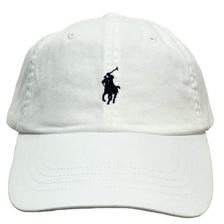 POLO RALPHLAUREN　"WHITE" BASEBALL CAP