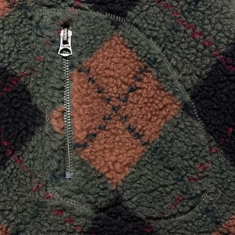 RRL RALPHLAUREN　"CHECKED" FLEECE JACKET