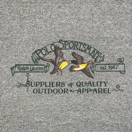 POLO COUNTRY RALPHLAUREN　"POLO SPORTSMAN" S/S TEE (GREY)