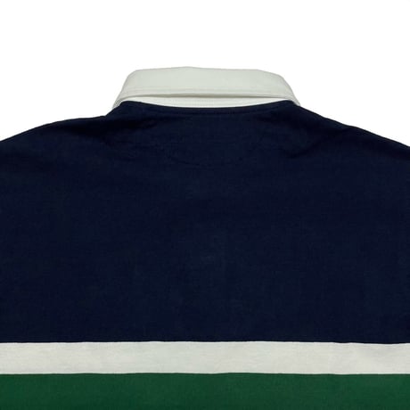 POLO RALPHLAUREN　"STRIPED LOGO" RUGBY SHIRT