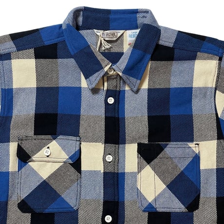 FIVE BROTHER　WORK SHIRT　BULE