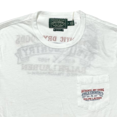 POLO COUNTRY RALPHLAUREN　"LOGO" POCKET L/S TEE