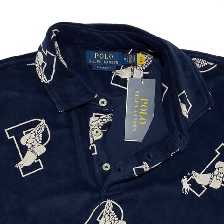 POLO RALPHLAUREN　"WING FOOT" TOWEL POLO SHIRT