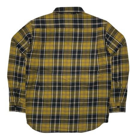 FIVE BROTHER　 "MUSTARD CHECK" HEAVY FLANNEL WORK SHIRTS