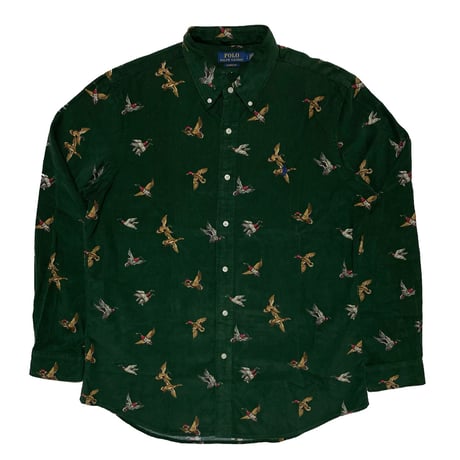 POLO RALPHLAUREN　"DUCK EMBROIDERY" CORDUROY SHIRT