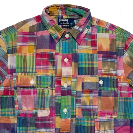 POLO RALPHLAUREN　"PATCH WORK" L/S SHIRT
