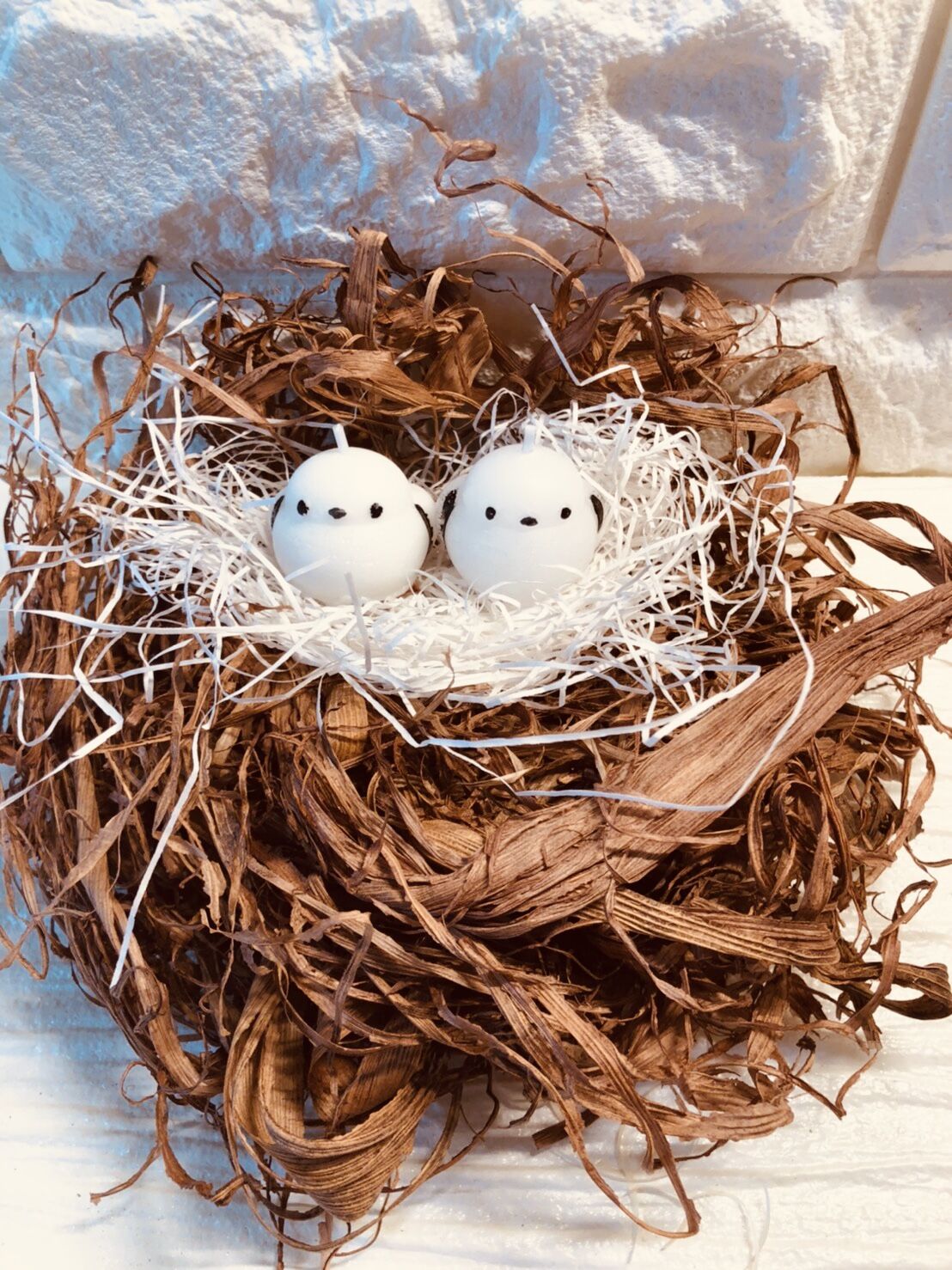 シマエナガキャンドルA | atelier202's STORE