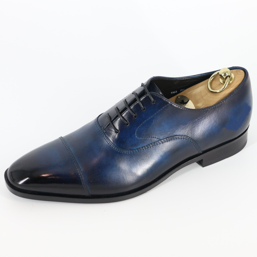ネイビー｜内羽根ストレートチップ | K-51 Order Shoes STORE