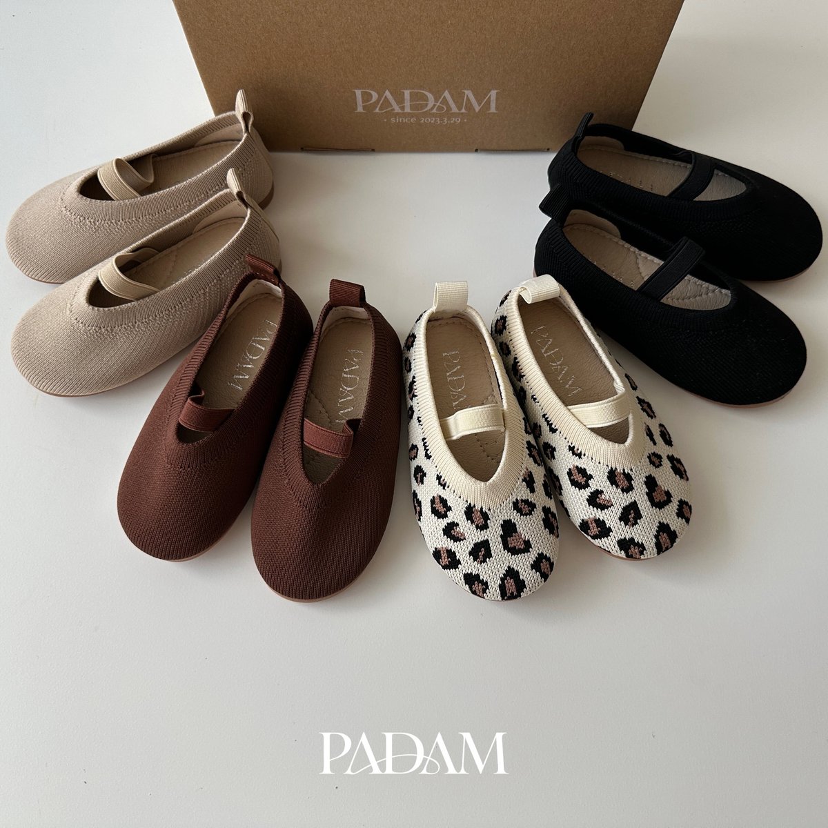 padam】 latte flat shoes | 𝓂𝑒𝒾