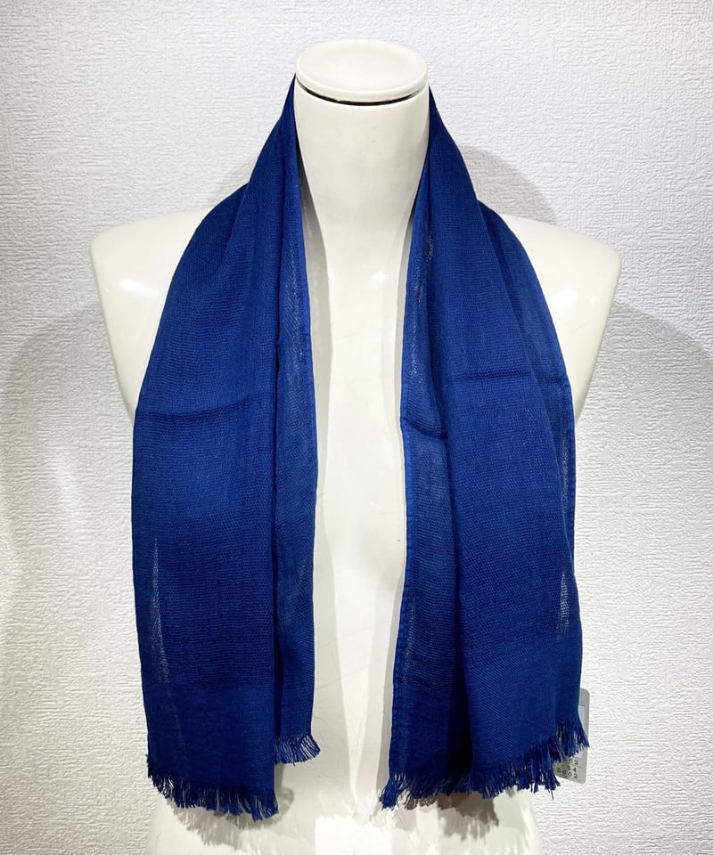 藍ふあふあマフラー(カチ色) | ayanote's STORE