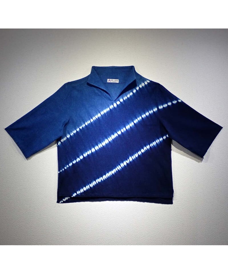 藍染立衿ブラウス | ayanote's STORE 藍染立衿ブラウス | ayanote's STORE
