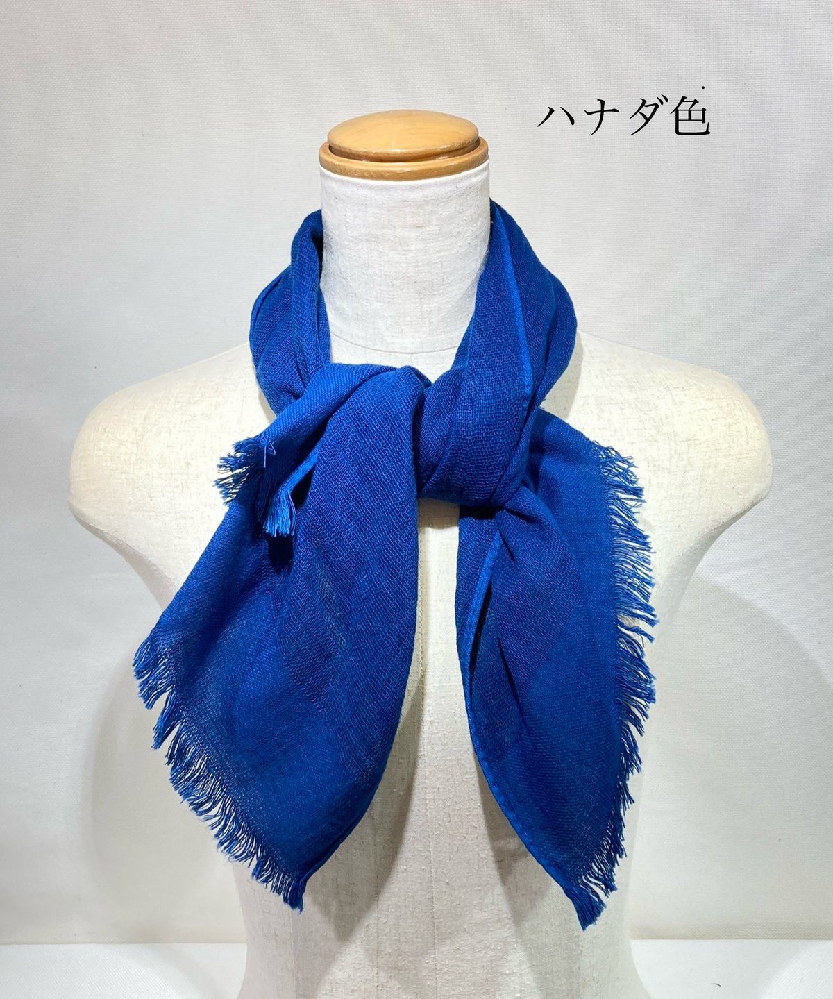 藍ふあふあマフラー(ハナダ色) | ayanote's STORE 藍ふあふあマフラー(ハナダ色) | ayanote's STORE