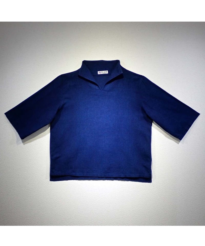 藍染立衿ブラウス | ayanote's STORE