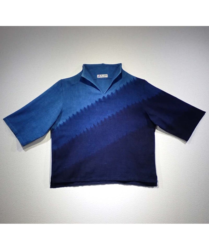 藍染立衿ブラウス | ayanote's STORE