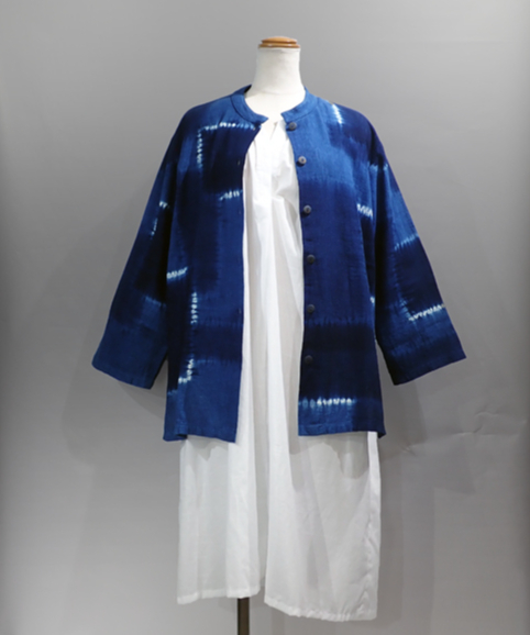 藍染め前開きブラウス | ayanote's STORE