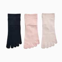 なめらかな肌ざわり ゆったり五本指ソックス（22-25cm）