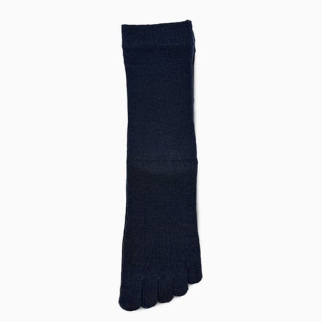指先までぽかぽか。毛混あったか5本指ソックス（24-26cm）