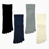 シルク混 ベーシック五本指ソックス（24-26cm）
