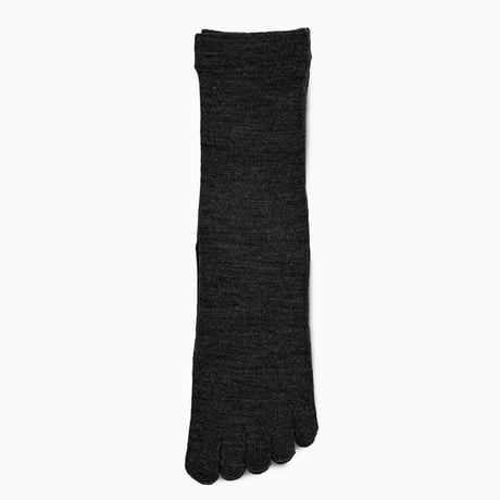 指先までぽかぽか。毛混あったか5本指ソックス（24-26cm）