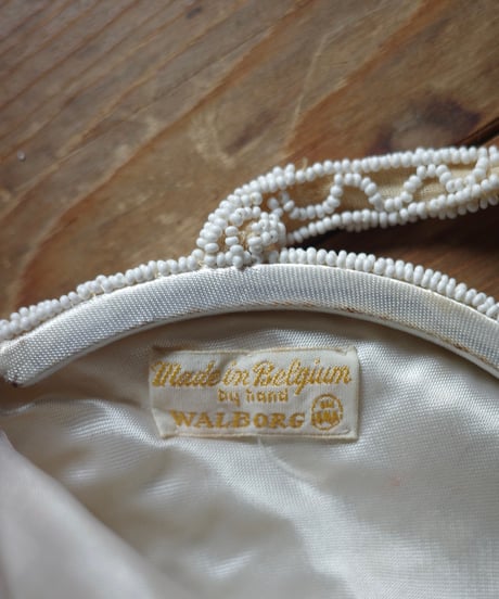 1950s "WALBORG" Made in Belgium Hand-Beaded Purse