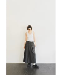 【STUDIO C】Charcoal Nep skirt / Made in USA