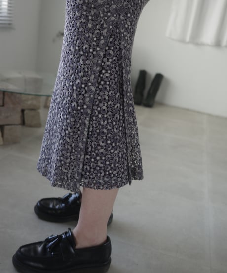 1970s-80s Archive / Circle Pattern Lace Skirt