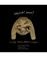 1950's-1960's vintage italian mohair cardigan