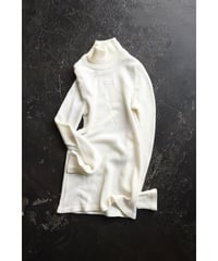 【courrèges】1970's Logo Rib Knit – bottle neck