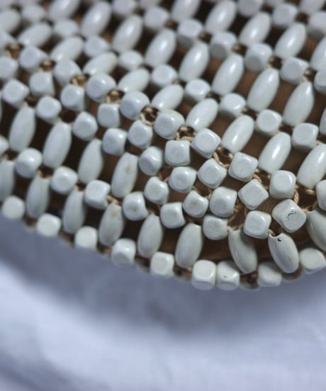 Vintage Czech Glass Beaded Handbag / 1960's