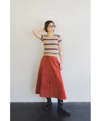 1970's-1980's suède skirt / made in Paris