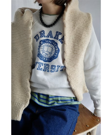 【champion】1960's vintage college sweat