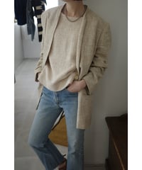 1990's Shawl collar tweed jacket
