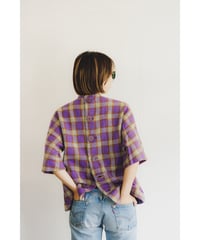 1960's handmade check  jacket