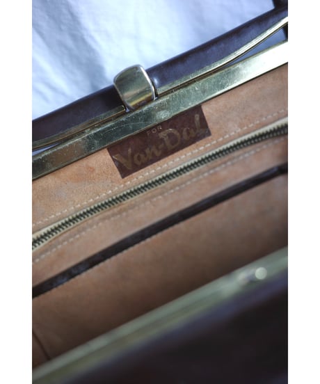 【Van-Dal】vintage brown bag / made in England