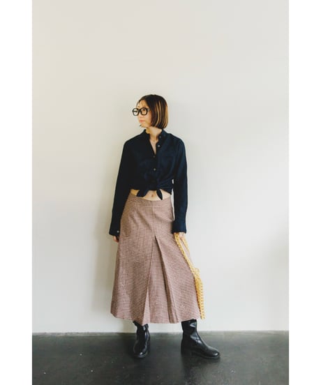 1970's houndstooth pattern skirt
