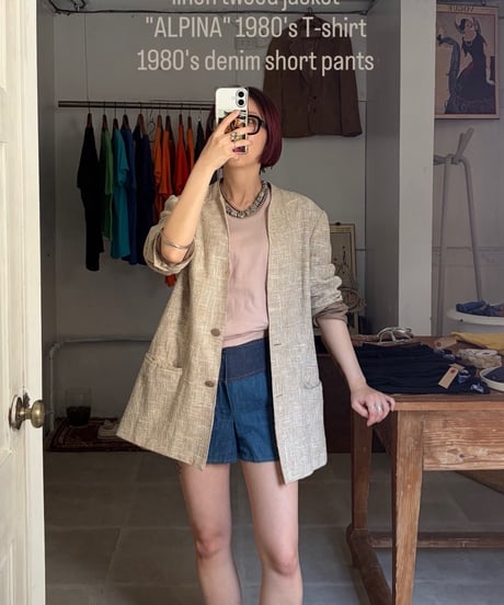 1980's denim shorts