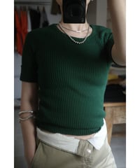 【Sears JR Bazaar】1960's-1970's short sleeve knit