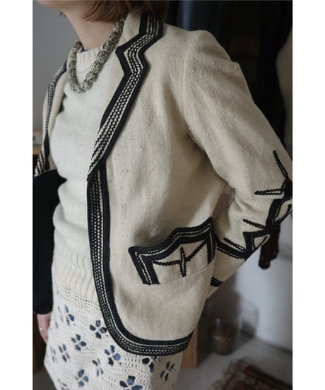 1970's–1980's Eastern Folk Embroidery Jacket
