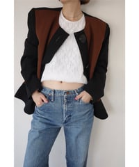 【HERBERT GROSSMAN】No collar jacket